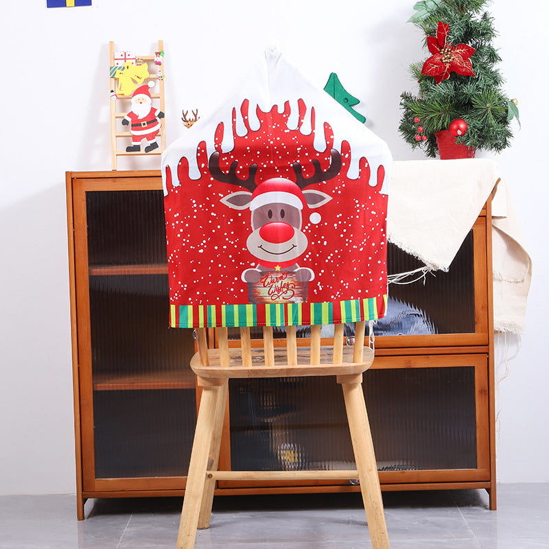 Christmas Chair Covers for Playful Festive Dining Decor