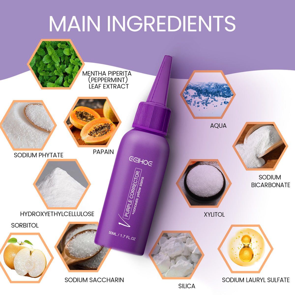 Purple Teeth Corrector for Brighter-Looking Smiles