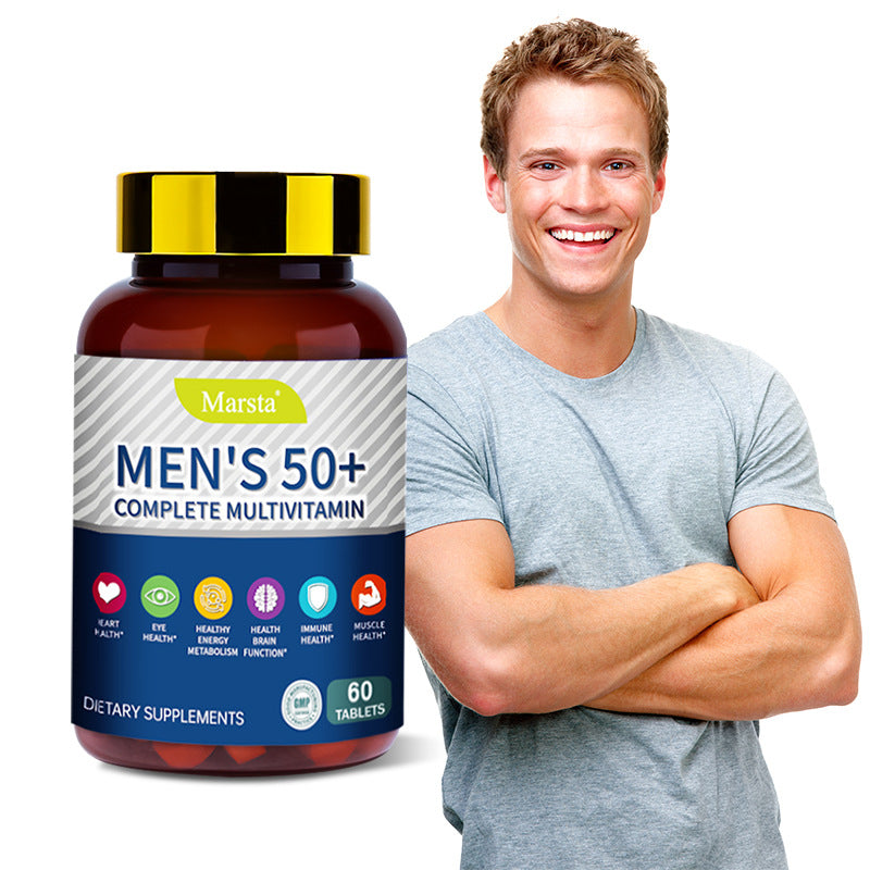 Multivitamin for Men 50+ — Heart, Brain & Energy Support
