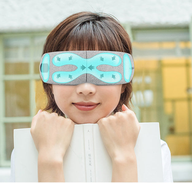 Smart Eye Massager with Heating & Vibration — Relieves