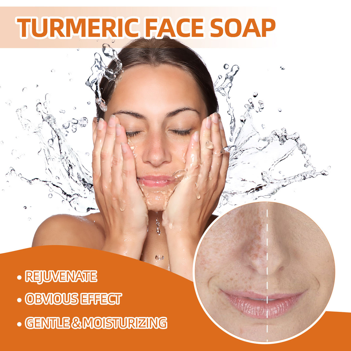 Turmeric Face Soap — Fade Spots & Smooth Fine Lines Naturally