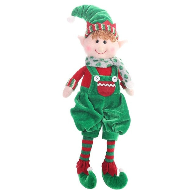 48cm Christmas Elf Doll Hanging Plush Holiday Decor
