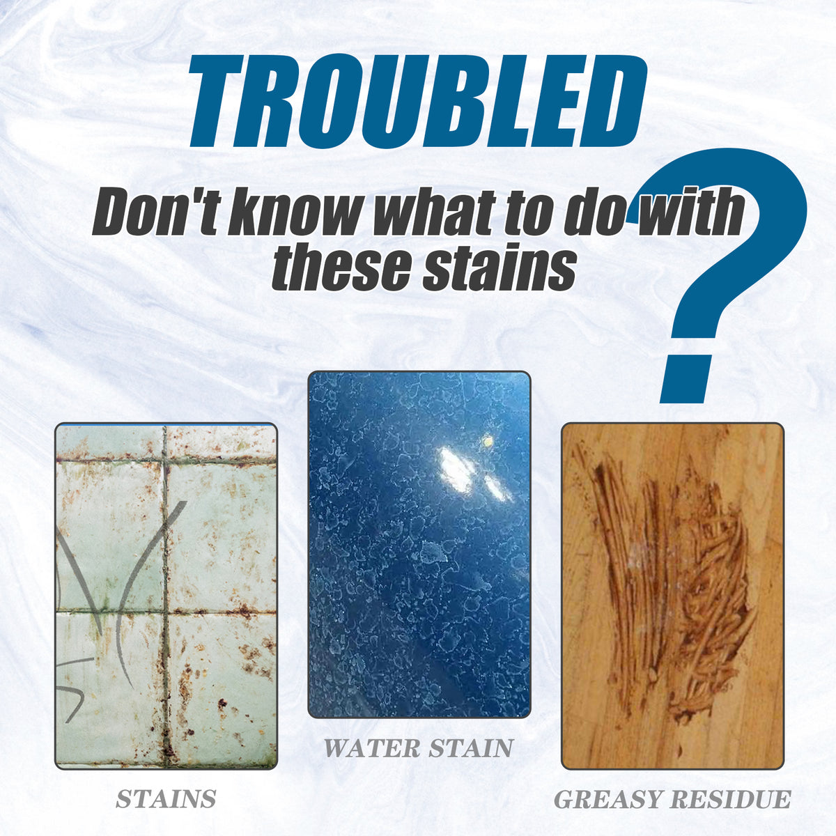 Stone Cleaning Powder for Tough Grease & Oil Stains