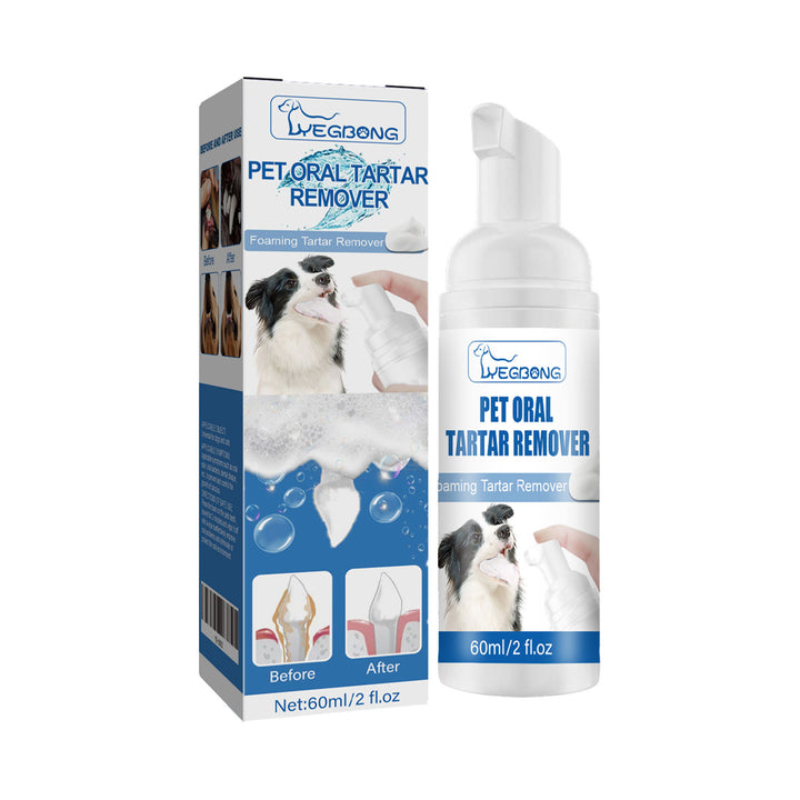 Pet Tartar Remover Foam for Cleaner, Fresher Teeth