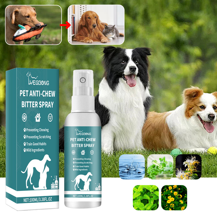 Pet Behavior Training Spray for Chewing & Scratching