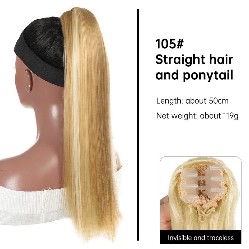 Clip-In Ponytail Wig for Long, Sleek High-Volume Hair