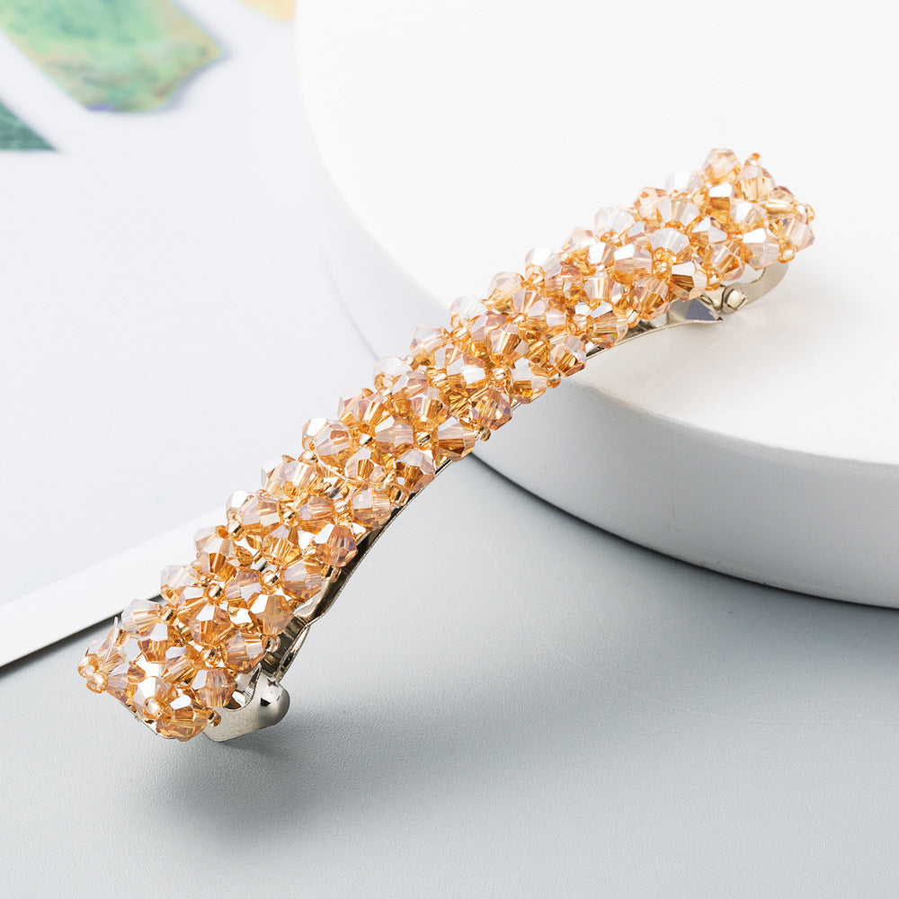Korean Crystal Hair Clip for Sparkling Side Styles