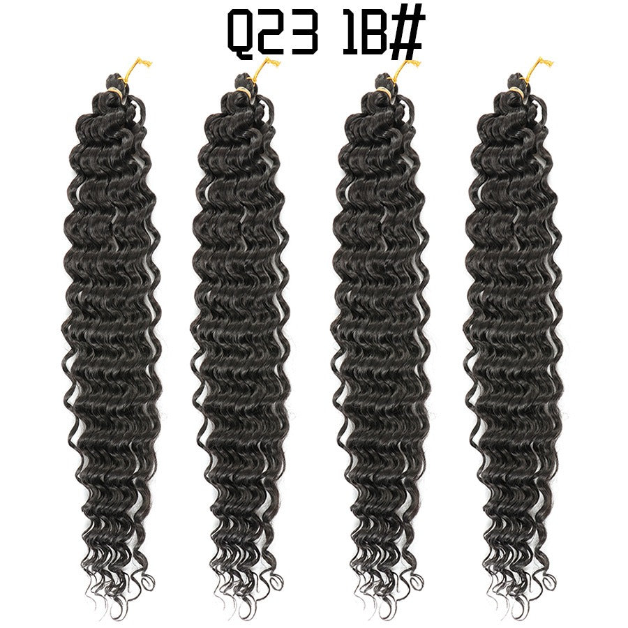 Deep Wave Crochet Hair Extensions For Fuller Volume