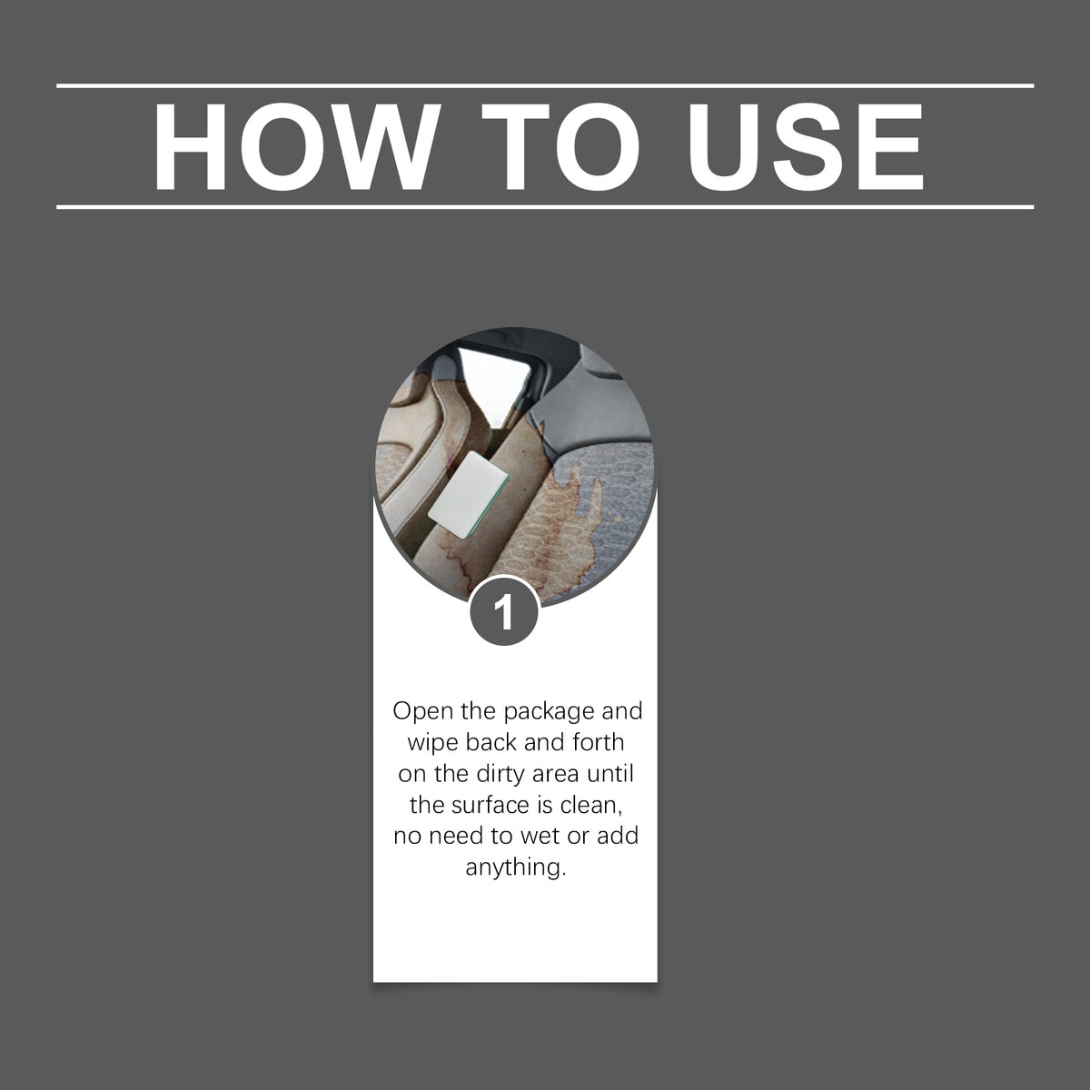 Leather Cleaning Sponge Cubes for Car Seats & Vinyl