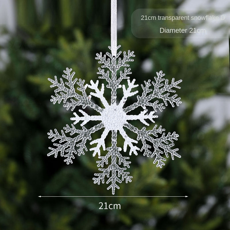 Acrylic Snowflake Ornaments for Frosted Tree Sparkle