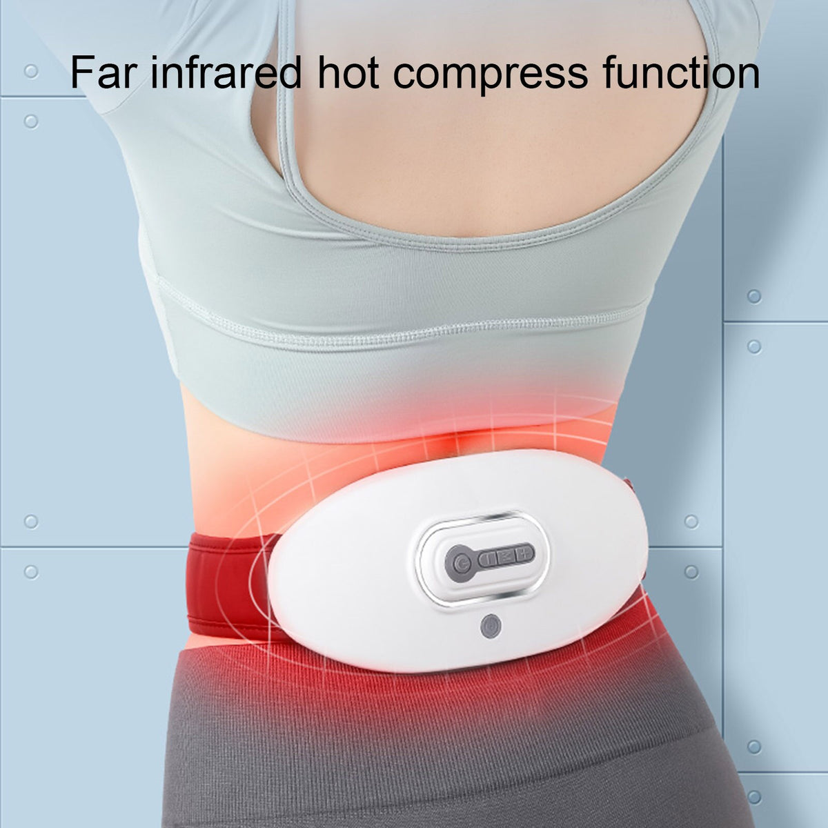 EMS Waist Massager Heating Pad — Relieves Lower Back Pain