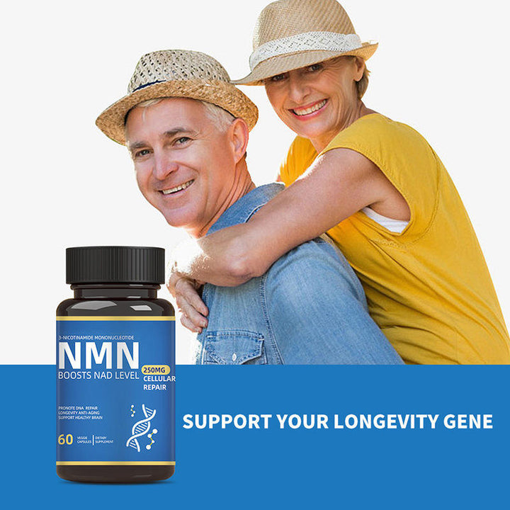 NMN Capsules — Boost NAD+ for Longevity & DNA Repair