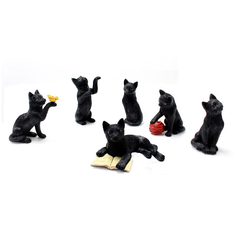 Mini Puppy Yoga Figurines for Garden and Plant Decor