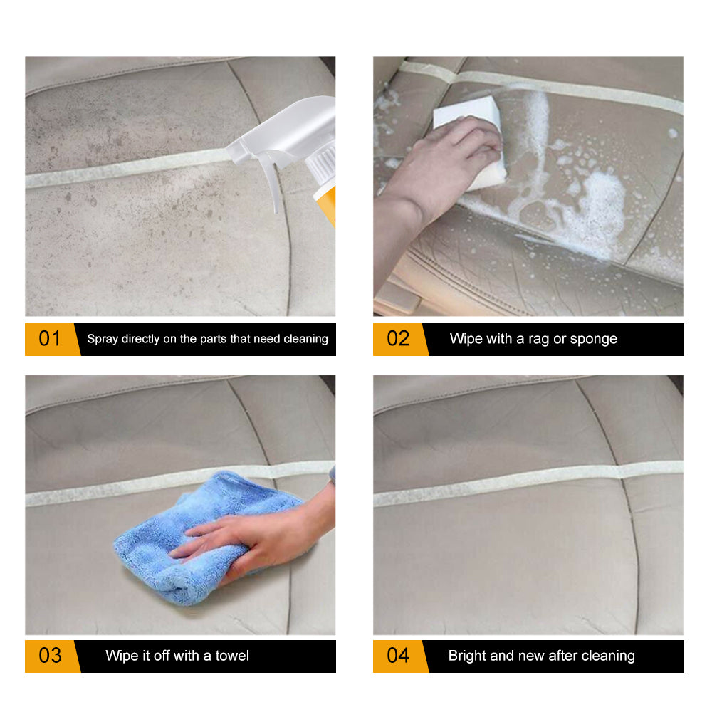 Foam Cleaner for Car Interiors & Household Surface Grime