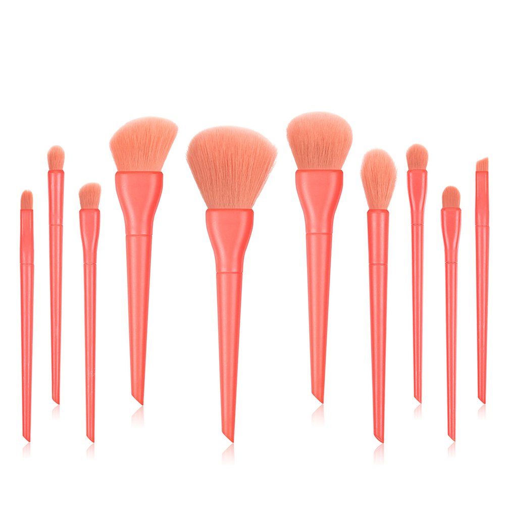 10-Piece Luxury Makeup Brush Set – Flawless Application