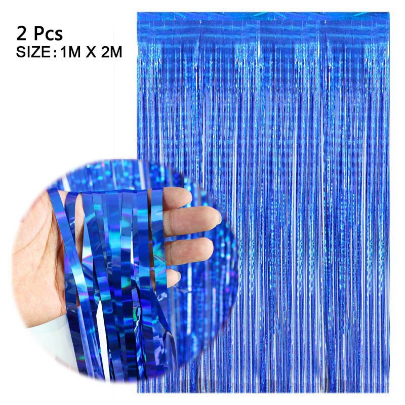 Gold Tinsel Fringe Curtains for Sparkling Party Backdrops