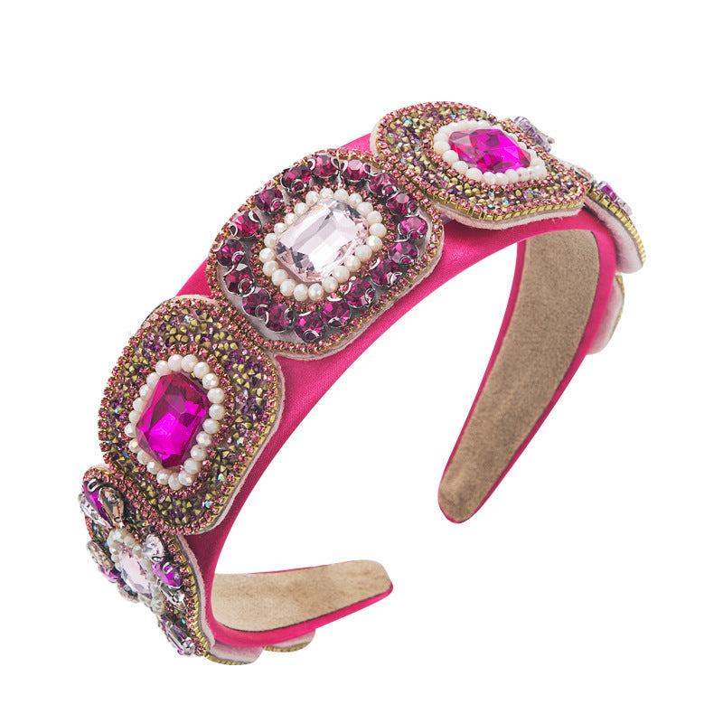 Crystal Baroque Hair Hoop Headband for Glamorous Style