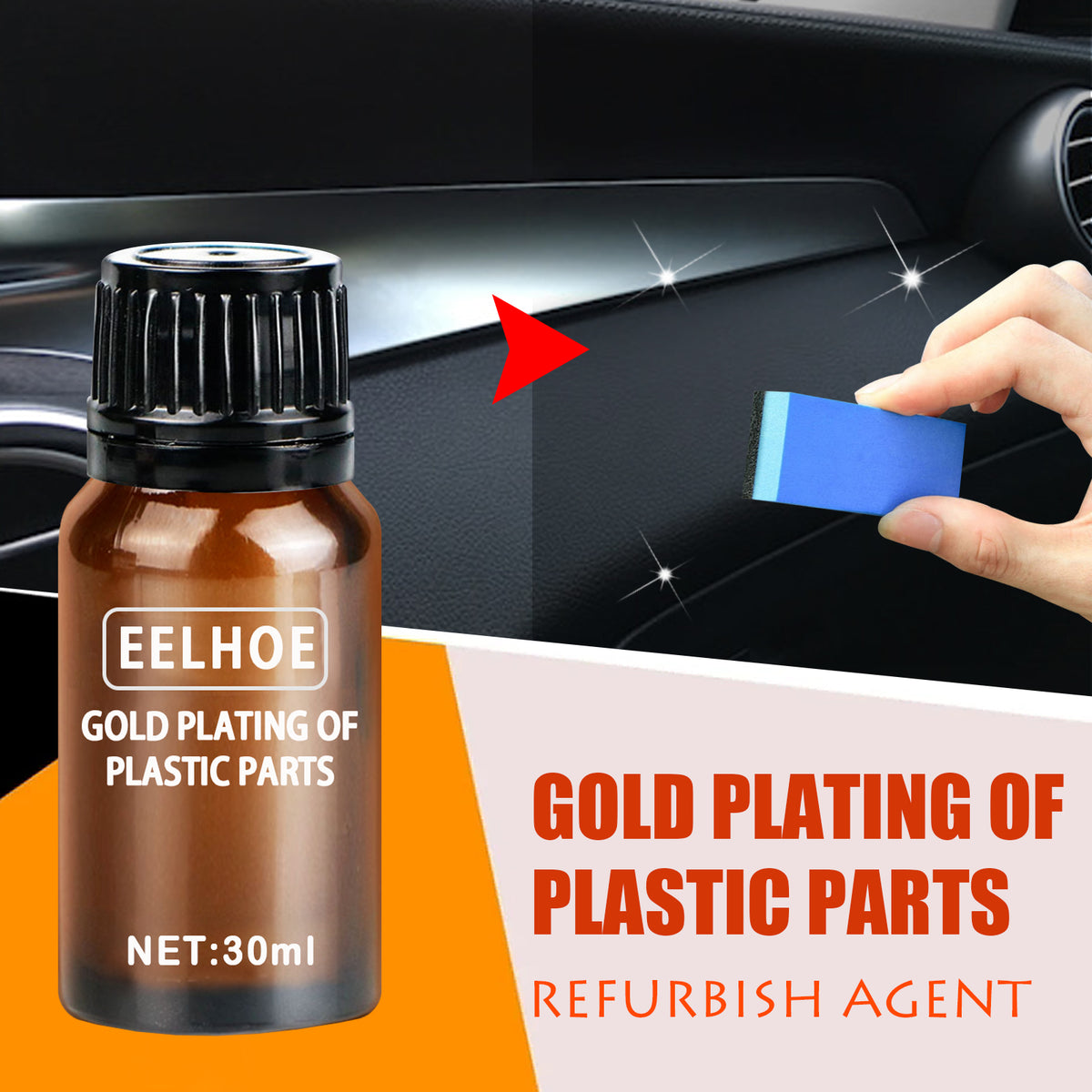 Automotive Plastic Restorer for Faded Interior Trim