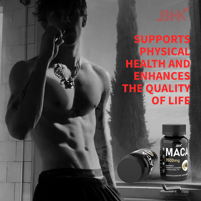 Maca Capsule Male Nourishment — 1500mg 4-in-1 Energy