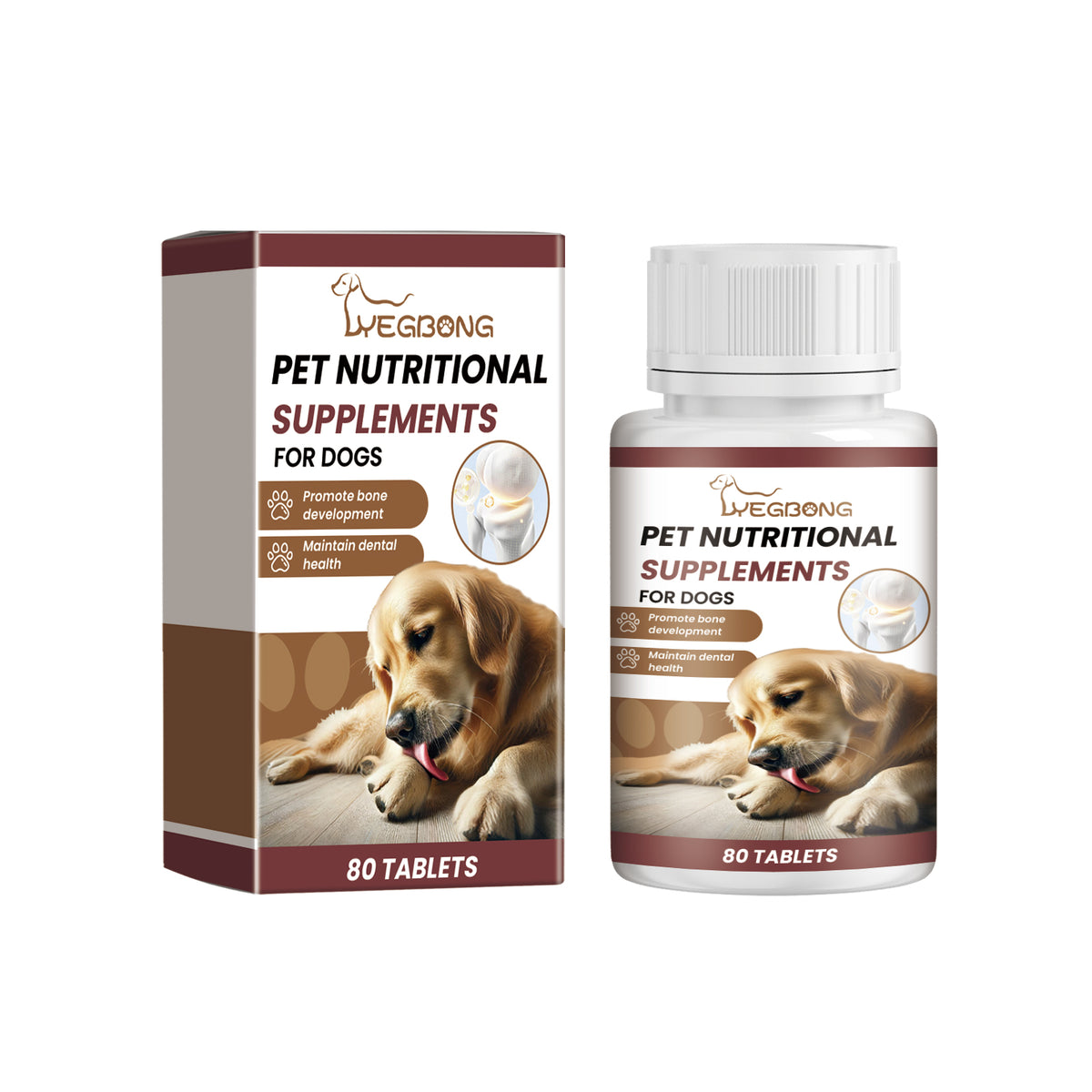 Dog Calcium Tablets for Stronger Bones and Healthier Teeth