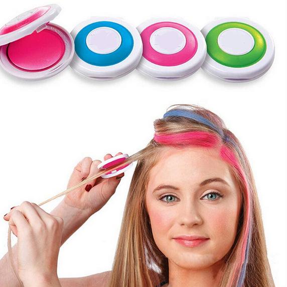 Temporary Hair Color Chalk for Instant Neon Looks at Home