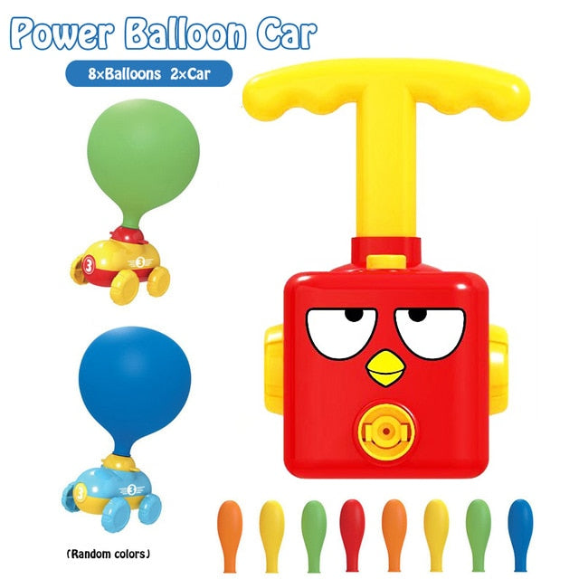 Balloon-Powered Car Toy for Fun Screen-Free STEM Play