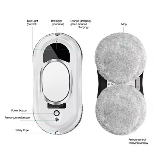 Window Cleaning Robot: 5600Pa Auto Glass Cleaner