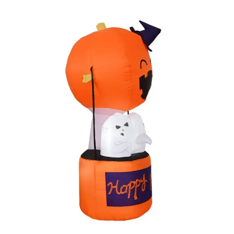 6-Foot Halloween Inflatable Pumpkin Ghost Decoration