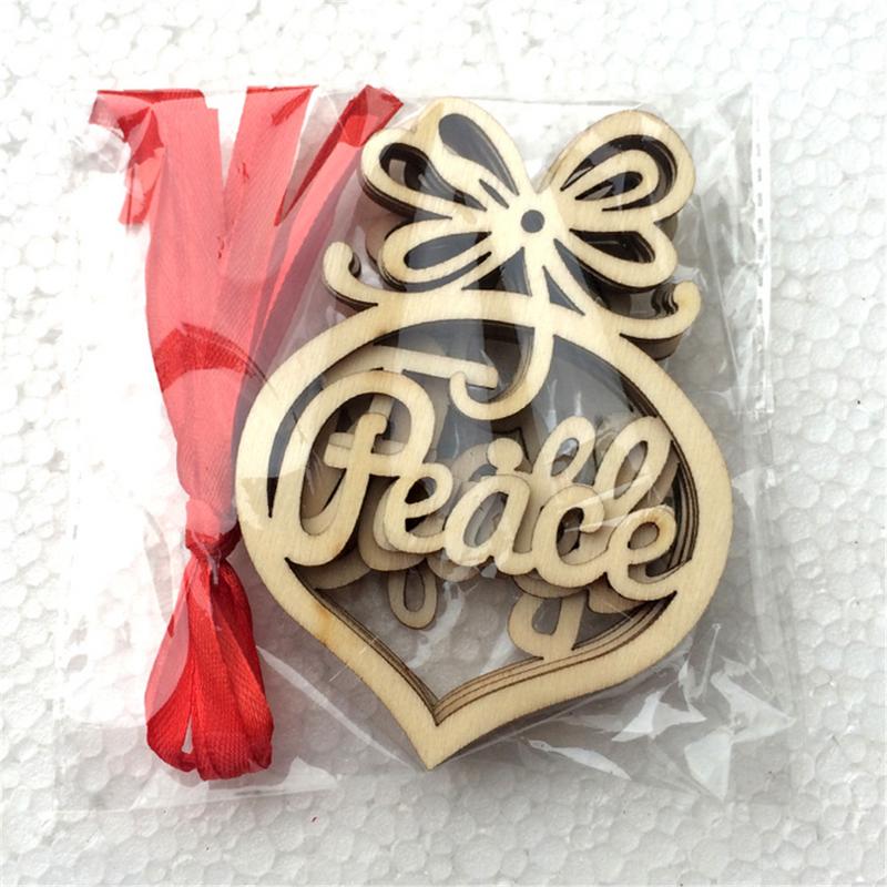Wooden Christmas Tree Ornaments for Warm Rustic Decor