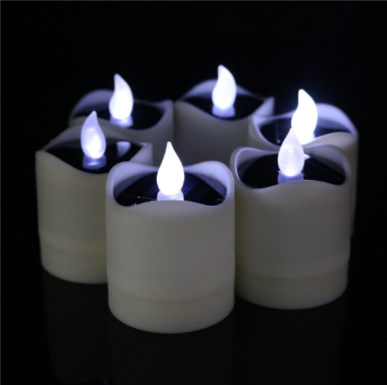 Solar Candle Lights, Flameless Flicker for Safe Glow