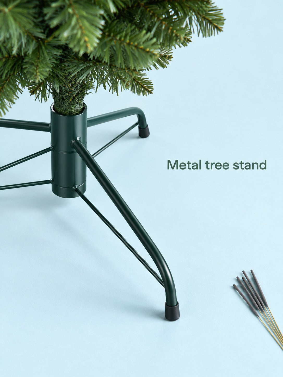 7.5 ft Hinged Artificial Christmas Tree, Lush Full Look
