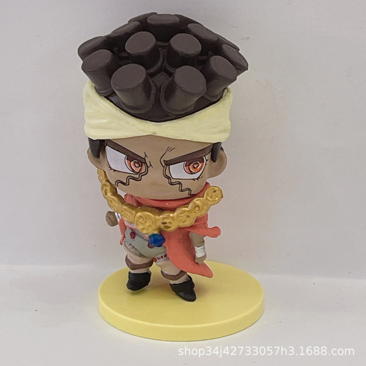 Golden Wind Chibi Figure Set for Compact Anime Displays