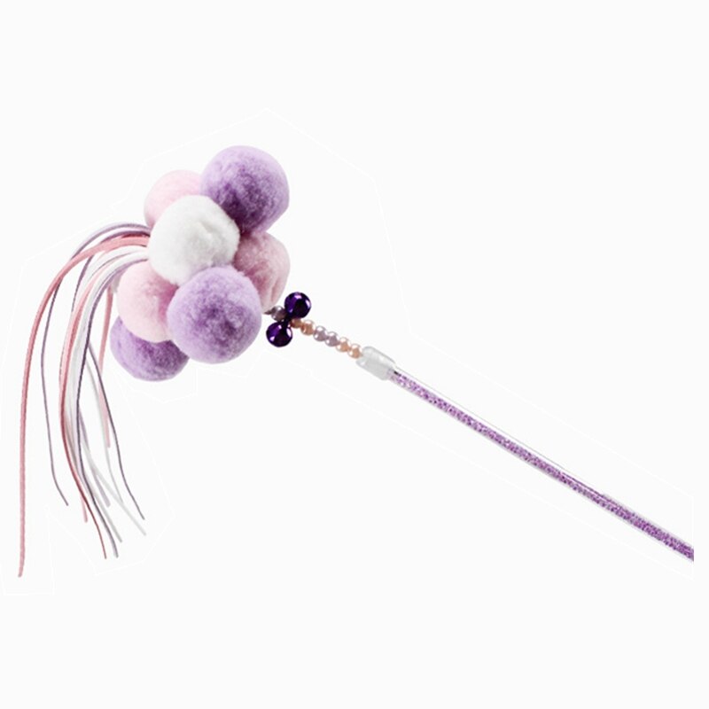 Cat Teaser Wand Toy for Interactive Indoor Cat Play