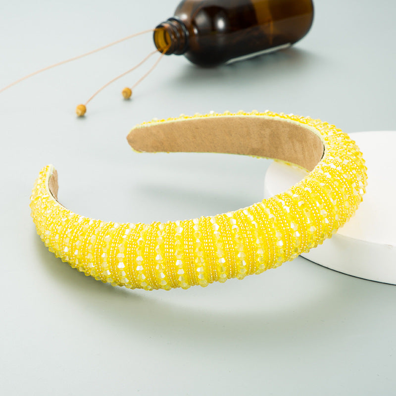 Hand-Woven Beaded Hair Hoop for Instant Polished Style