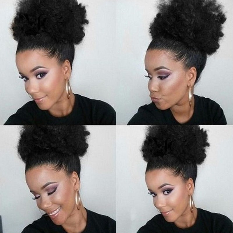 Afro Puff Wig for Instant Natural-Textured Volume