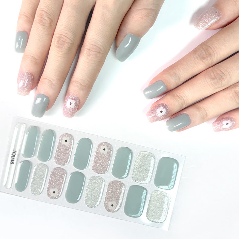 Semi-Cured UV Gel Nail Stickers — Salon Art in Seconds