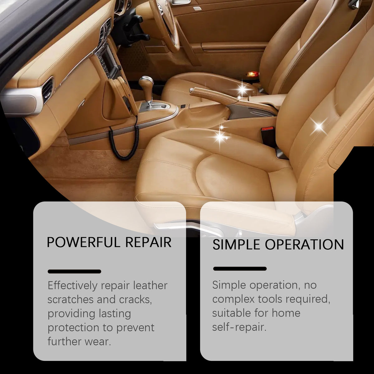 Automotive Leather Repair Glue for Scratches & Cracks