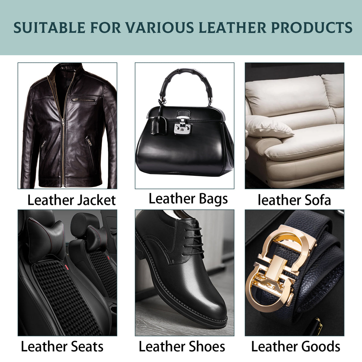 Leather Care Salve for Furniture, Bags & Car Seats