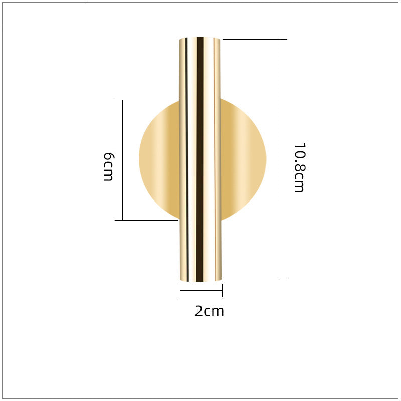 Punch-Free Gold Wall Vase for Living Room Decor