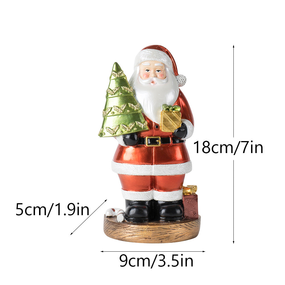 Santa Claus Figurine Christmas Tabletop Home Decor