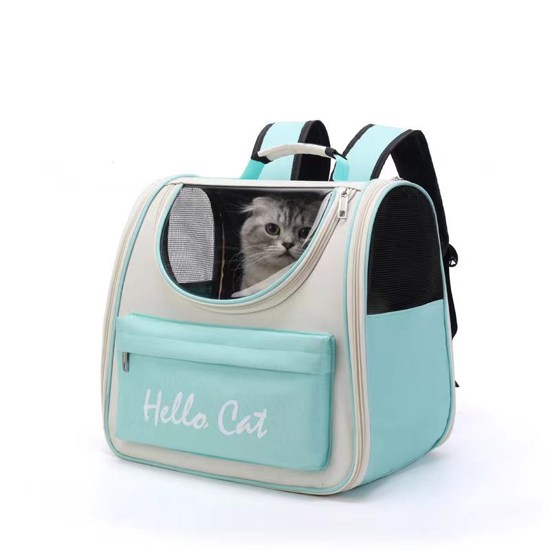 Backpack Cat Carrier With Window - Hands-Free Pet Travel