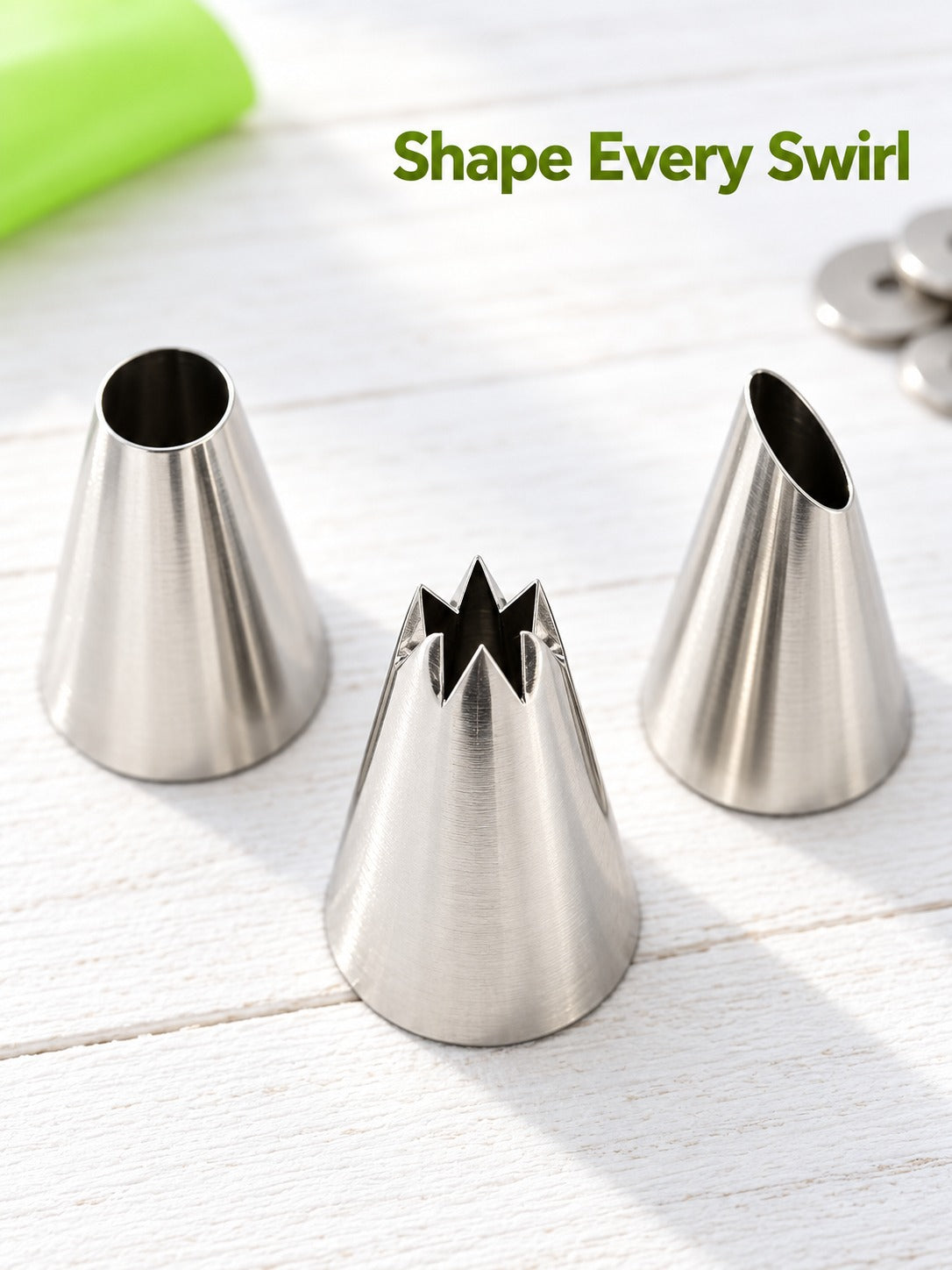 72 Piece Piping Tip Set for Cake Decorating Beginners