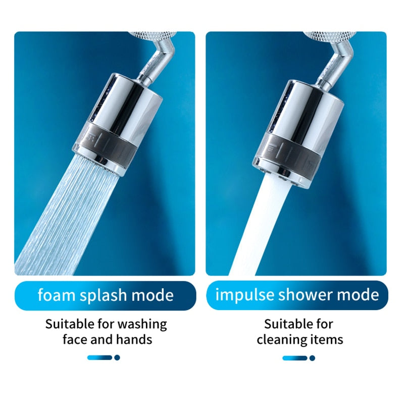 720 Degree Swivel Faucet Aerator for Water-Saving Rinsing