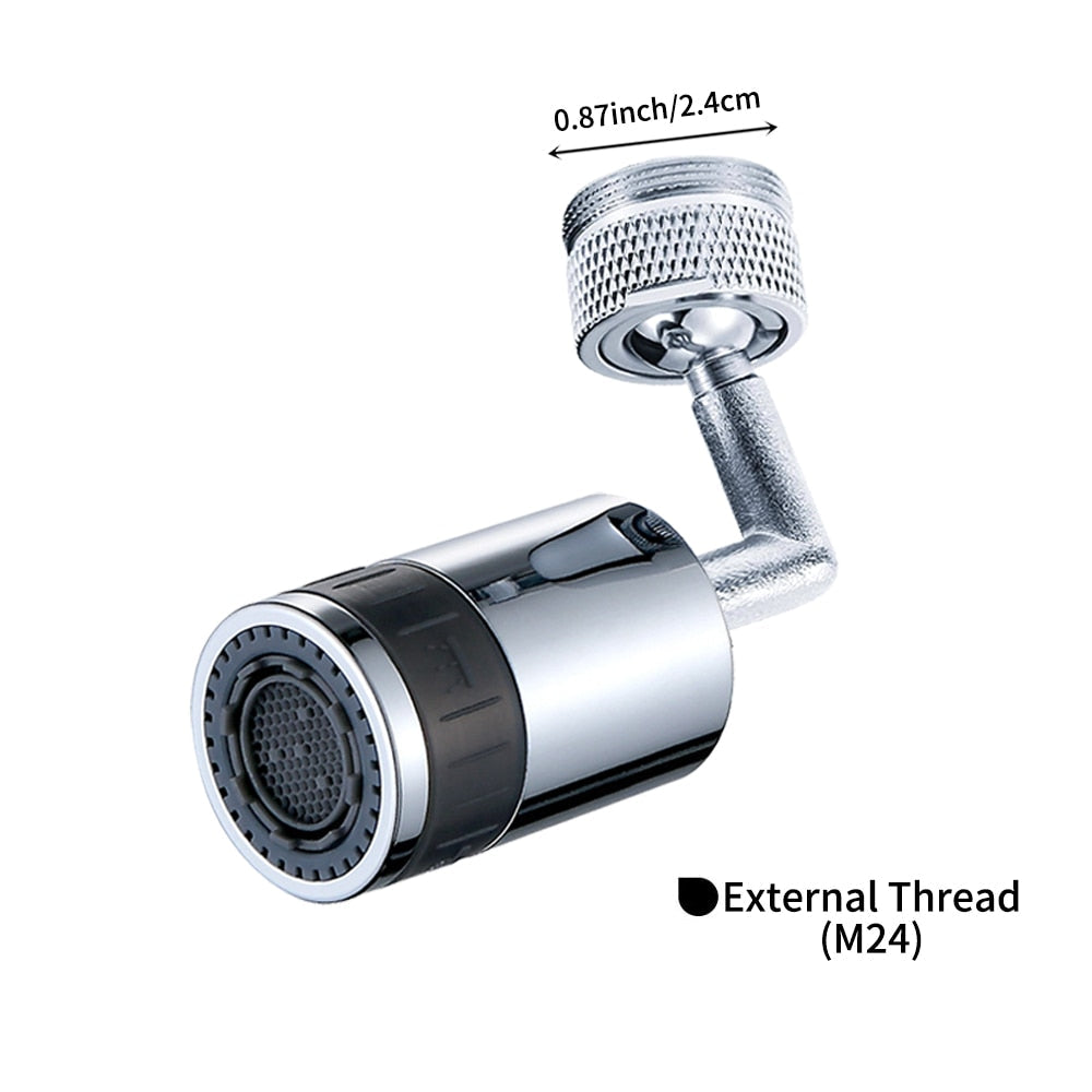 720 Degree Swivel Faucet Aerator for Water-Saving Rinsing