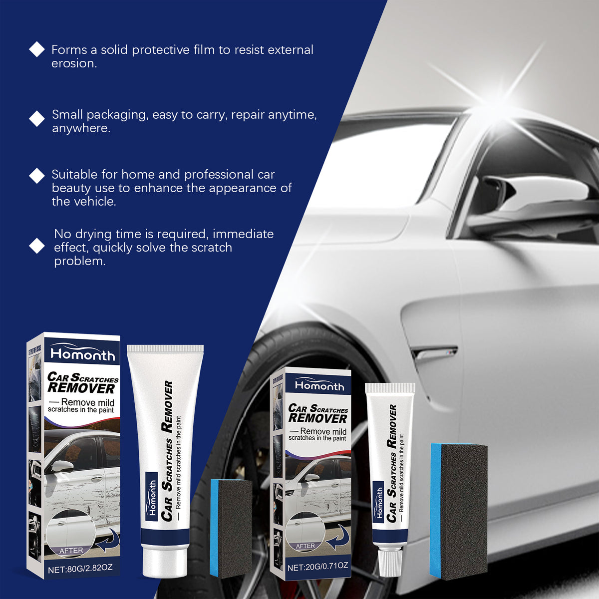 Car Scratch Remover for Mild Paint Scratch Repairs