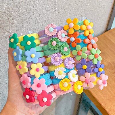 Rainbow Cartoon Hair Ties for Cheerful Everyday Styles
