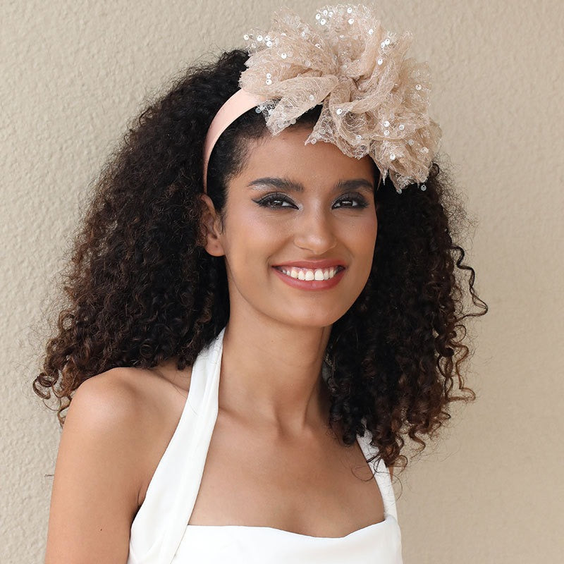 Sequin Bow Hairband for Sparkling Statement Style