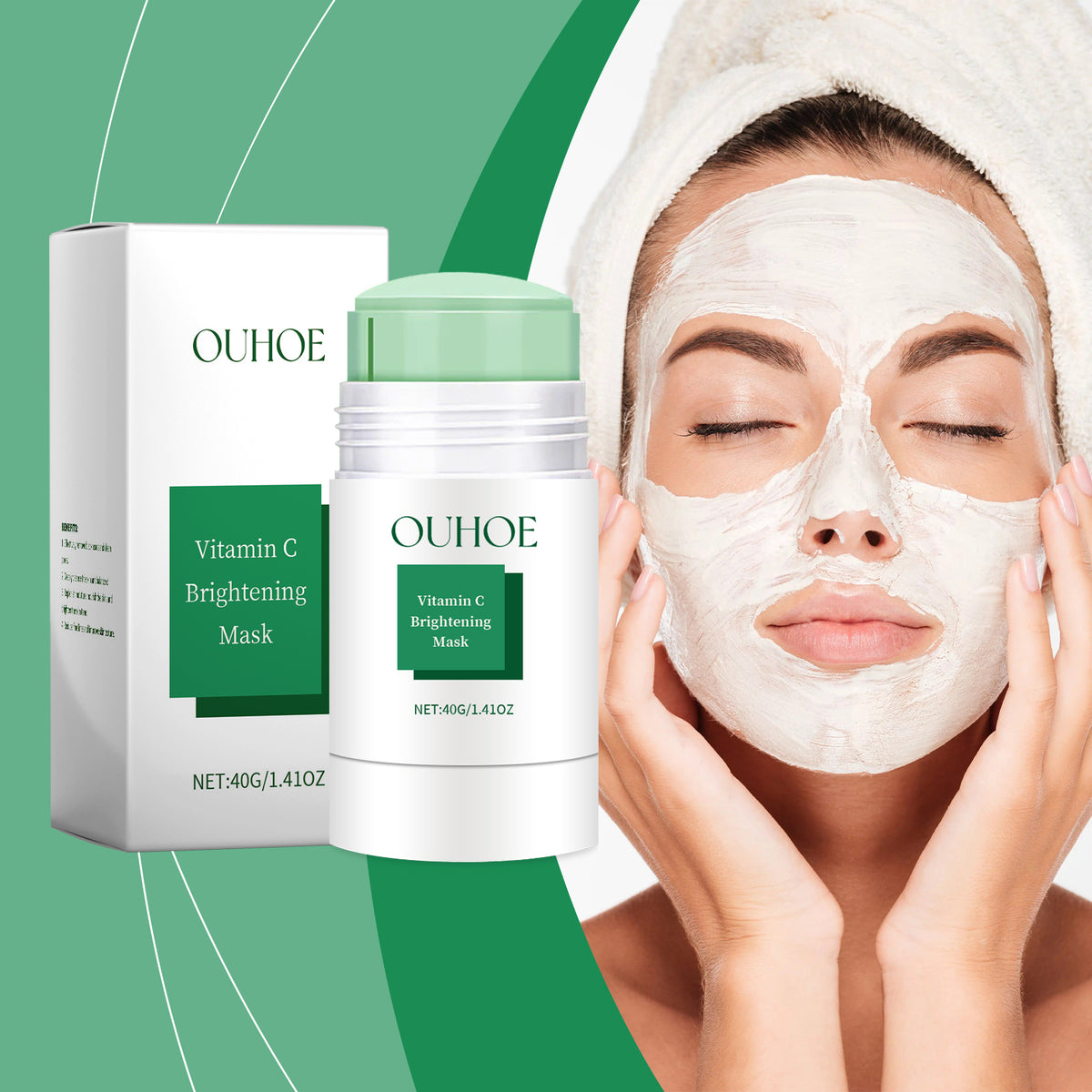 Green Tea Solid Mask Cleanser - Brightening & Gentle