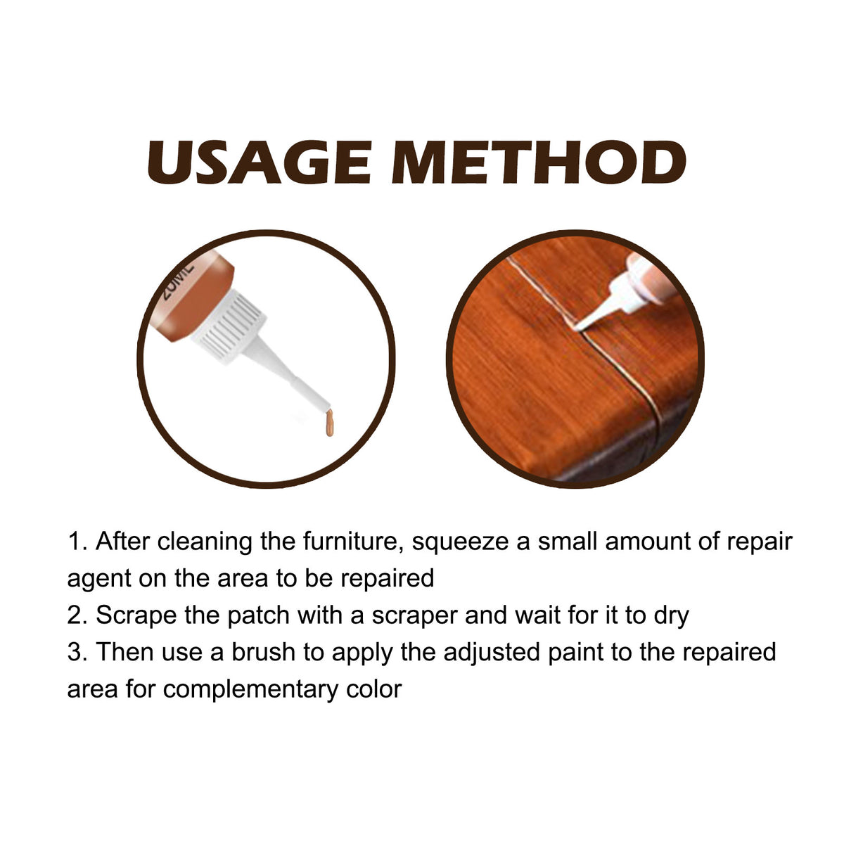 Wood Furniture Repair Kit for Easy Scratch Touch-Ups