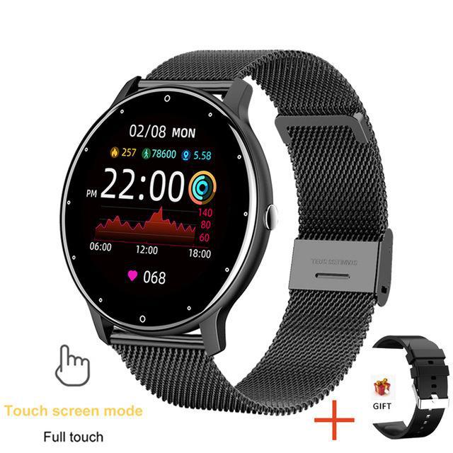 Round Smart Watch with Heart Rate and Sleep Tracking